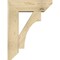 Ekena Millwork Westlake Slat Rough Sawn Bracket w/ Offset Brace, Douglas Fir, 8"W x 24"D x 32"H BKT0806X24X32WTL06RDF - alternate 2